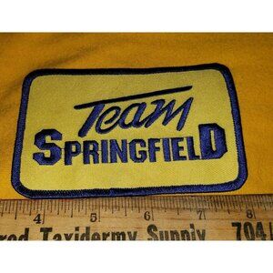 vintage TEAM SPRINGFIELD patch USED